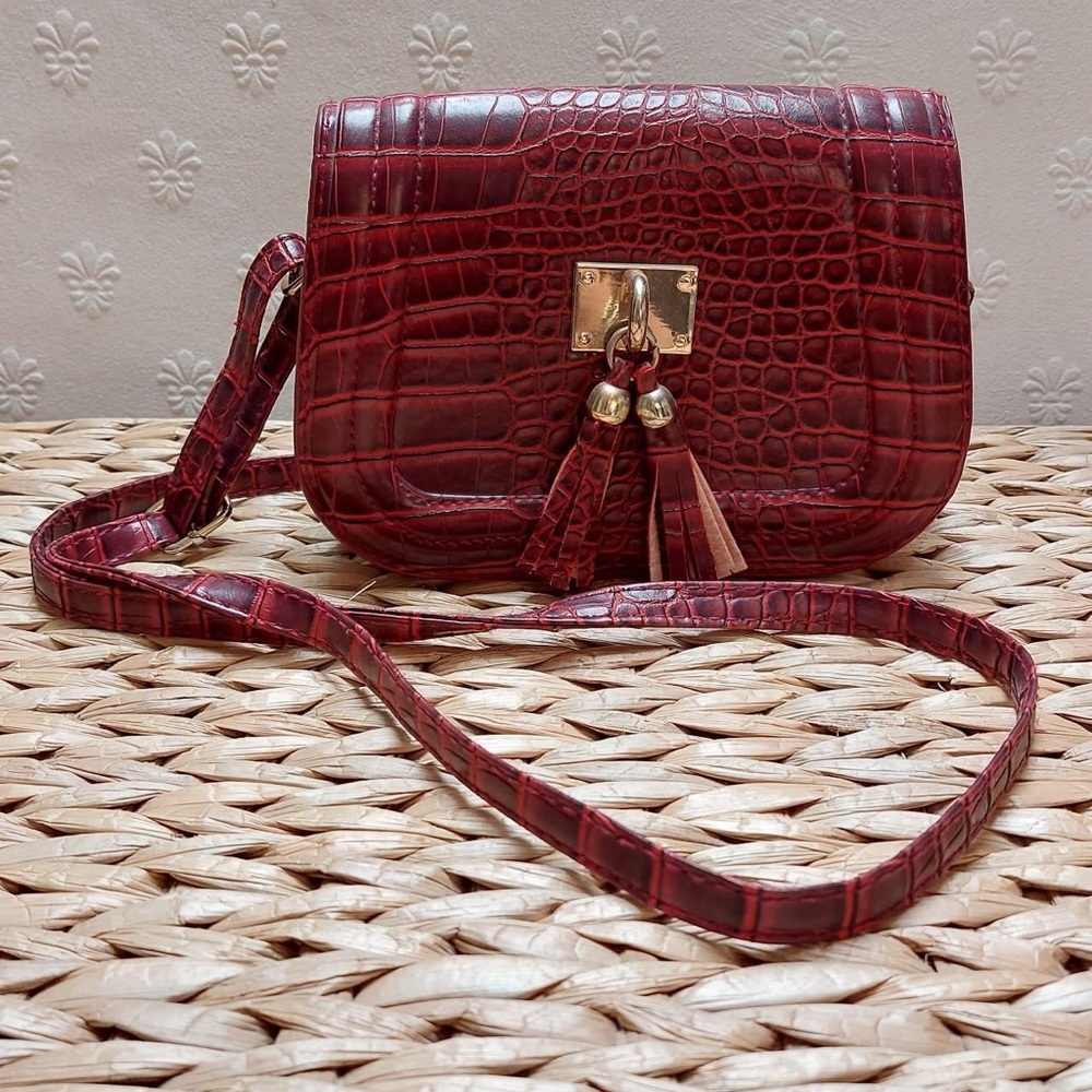 CROCODILE PRINT BAG